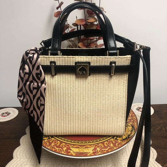 kate spade Handbags - Elegant Black and Cream Handbag